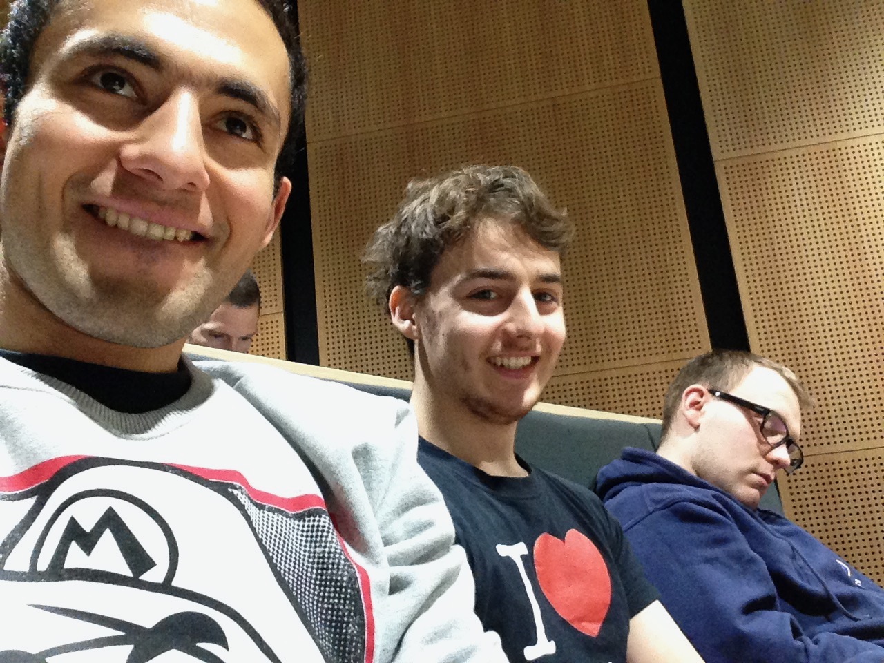 Joe, Ross and Me at Oxford Maths Institute in 2014